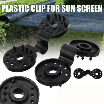 China High Strength Wholesale Black Plastic Shade Net Clips For Agriculture Greenhouse And Garden for sale