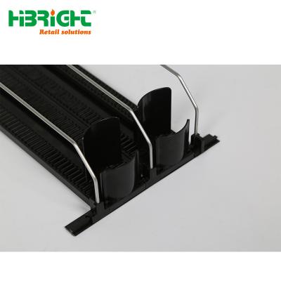 China Easy Installation Supermarket Plastic Shelf Lifter Divider Flat Shelf Lifter Gravity Fed System For Product Display for sale