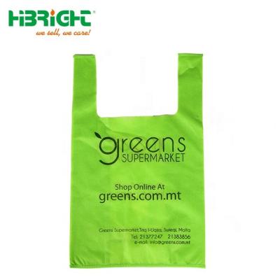 China Reusable Foldable PP Supermarket Customized Non Woven Shopping Bag for sale