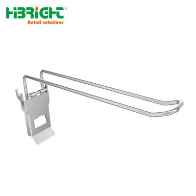 China Display commidity pegboard 250mm diameter 6mm metal U style hook for supermarket shelf for sale