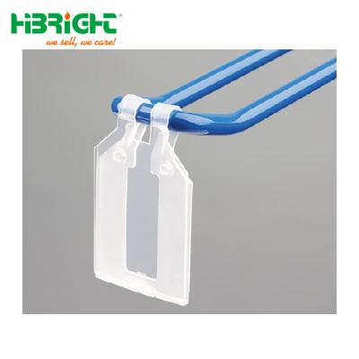 China Custom Size Customized Size U Shape Hook High Transparency PVC PVC Price Tag For Hooks for sale