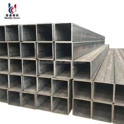 China Hot Galvanized Square Hollow Structure Pipe Section Gi Square Steel Class EN 10210 Ms Steel Tube Gi Shs for sale