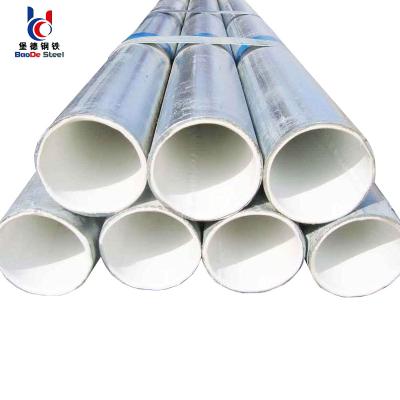 China Liquid Pipe China Factory ASTM A53 GrB High Quality Hot Dipped Galvanized Plastic Composite Pipes for sale