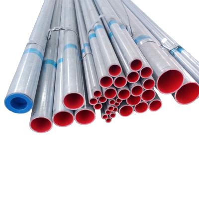 China Plastic Coating Liquid Pipe DN50 PN16 External Galvanized Internal Steel Pipe for sale