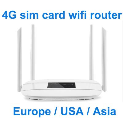 China Indoor office LC111 Cat4 wireless CPE LTE wifi router MIMO 2*2 sim card 4G modem for sale