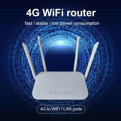 China 3G/4G LTE CPE 4G wifi router SIM card wifi router 300m wifi CAT4 32 users RJ45 WAN LAN wireless router for sale