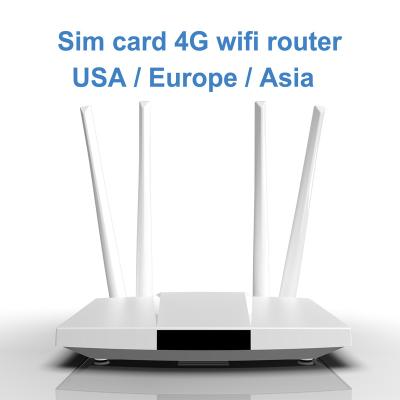 China Indoor office LC112 Cat4 wireless CPE LTE wifi router MIMO 2*2 sim card 4G modem for sale