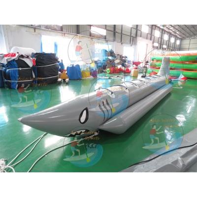 China Water Sports Inflatable Shark Banana Boat Inflatable Towable Banana Boat For Sale for sale