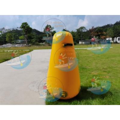 China Water sport game new style inflatable cone float buoys, race inflatable swim buoys, inflatable float marker for sale