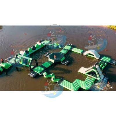 China Vinyl Floating TUV Water Park Inflatable Aqua Sport Park Splash Aqua Park for sale