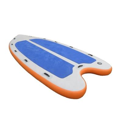 China 5.5 X 2 M Large Inflatable Sup Paddle Board Water Sport Activity Multi Person Stand Up Paddle Board for sale