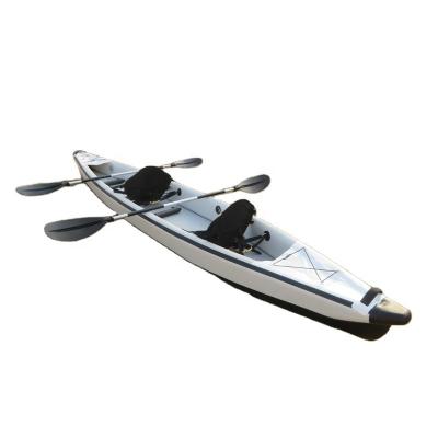 China 12 Years Professional Experience 2 Person Full Drop Hull Point Inflatable Fishing Kayak Inflatable Raft Kayak for sale