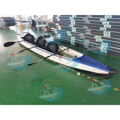 China 12 Years Professional Experience 3 Person Inflatable Kayak, Drop Stitch Inflatable Boat Kayak Inflatable Canoe Kayak for sale