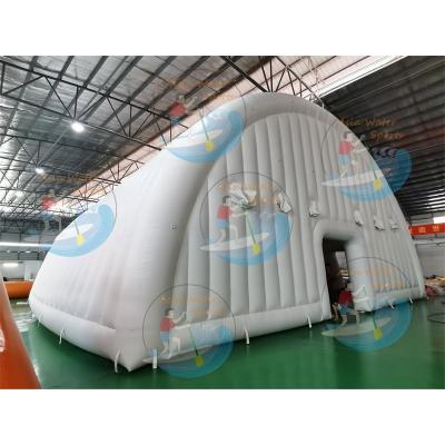 China Entertainment outdoor commercial air tight inflatable tunnel tent, inflatable hangar tent inflatable tent for sports, events for sale