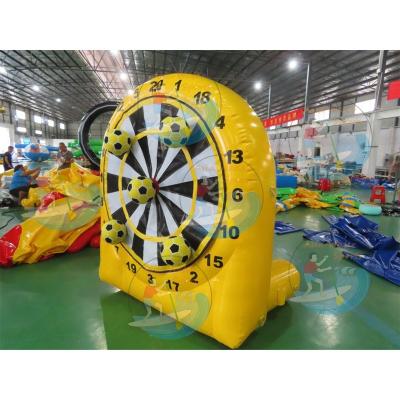 China Holiday Decorations Customized 2M Inflatable Soccer Dart Board Game, Inflatable Soccer Dart Board for sale