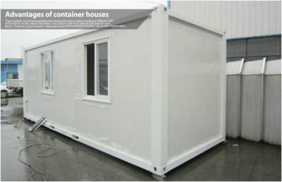 China Mobiel Modulair 20ft Bestand Containerhuis/Duurzame Prefab Uiterst kleine Huizenaardbeving Te koop