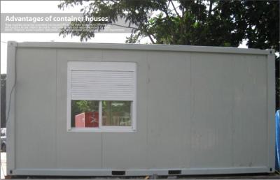 China Comfortable steel structure 20' prefab container homes for living and working for sale