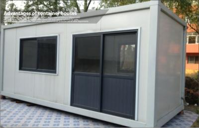 China Japanese Type Modified Container House / Mobile Modular Homes with Steel Plate Blending Wall for sale