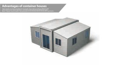 China Modern Prefabricated Folding Container House / Modified Modular Homes 38 ㎡ for sale