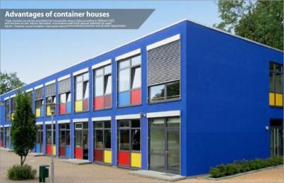 China Uitzetbare Mobiele Bureaucontainers/Verschepende Containergebouwen voor School Te koop