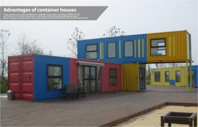 China Custom Modern Prefab Shipping Container Homes , Mobile Modular Shipping Container House for sale