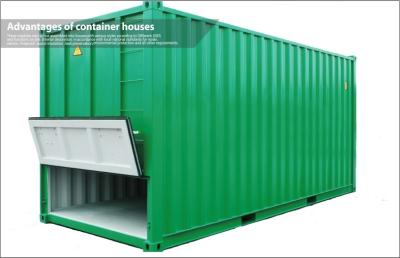 China 20Ft Prefabricated Shipping Container Housing / Shipping Crate Houses for Station for sale