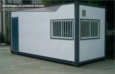 China Modern Klein Verschepend Prefabcontainerhuis met Glasvenster en Aluminiumdeur 20ft Te koop