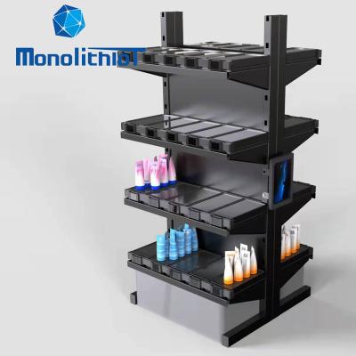 China Double Sided MonolithIoT Customized Supermarket Grocery Vending Machine Smart Remote Control Adjustable Retail Shelf for sale