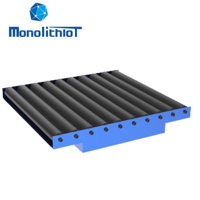 China Industrial MonolithIoT High Accuracy Drum Conveyor Weighing Conveyor Belt Roller Platform Scale Checkweigher For Logistics for sale