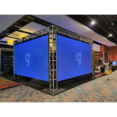 China Indoor 500*500Mm 3X2M P3.9 Led Screen Full Color 3.9Mm Ecran Led Rental Club  Wholesale Wall Wedding Background Dj Stage Led Display for sale