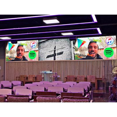 China Indoor P2.5 Full Color Led Video Wall Church Public Backdrop Hd Indoor Led Display Screen 2.5Mm Pantalla Led Interior for sale