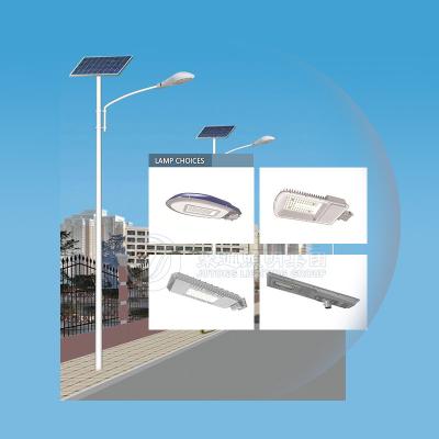 China Customizable: Single Arm Hot Galvanized Steel Column and Solar Lamp Road Lighting Solutions for sale