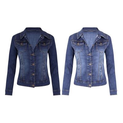 China High Quality Coats Chaqueta Mujer Casaco Jaqueta Feminina Autumn Blue Jeans Jackets Casual Short Denim Anti-Wrinkle 2019 for sale