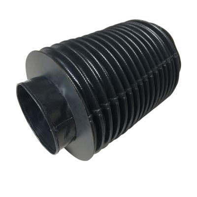 China Flexible Guard Shield Silicone Small Expansion Type Threaded Rod Shields Around Flexible Rubber Bellows for sale