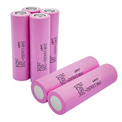 China Toys New Original Made In Korea Cylinder 20A Discharge INR 18650-35e 3.7v Rechargabl Bateria 3500 mAh Li-ion 18650 Cell For Samsung for sale