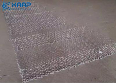 China Easy Assemble Woven Gabion Baskets , Gabion Rock Wall Flexible Rigid Solid Structure for sale