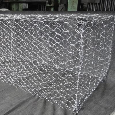 China 2.7mm Diameter Hexagonale Draad Mesh Woven Gabion Baskets Te koop