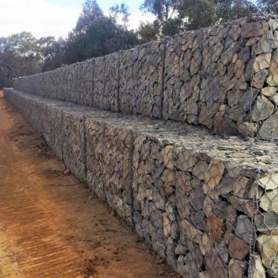 Chine Boîte soudée standard d'Astm A975 Gabion, paniers de PVC Gabion 250 cm à vendre