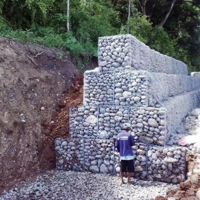 Chine 2x1x1 galvanisé a soudé la boîte de Gabion de mur de soutènement de fil à vendre