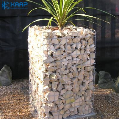 China 2x1x1m Steenkooi 3mm Gelaste Gabion-Manden voor Landschapsbouw Te koop