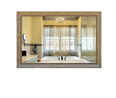 China Art Deco China Factory 3mm 4mm 5mm 6mm Series/Square PS/PE/ALLOY Framed Bathroom Wall Mirror for sale