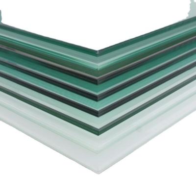 China Court China Factory 6.38mm 8.38mm 10.38mm 12.72mm Clear / Color Laminated Safety Building Glass for sale