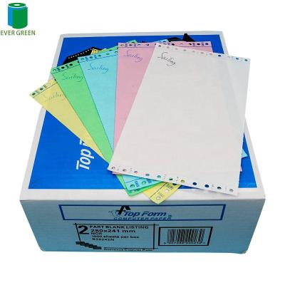 China Free Sample A4 100% Free Sample NCR Paper 3-Ply Continuous Condition Virgin Carbonless Wood Pulp CUSTOMIZED for sale