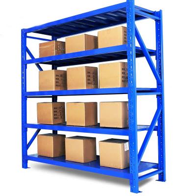 China Corrosion Protection Storage Warehouse Storage Room Shelf Multi-Layer Metal Shelf Shelf Multi-Functional Thickened Warehouse Light Duty Rack for sale