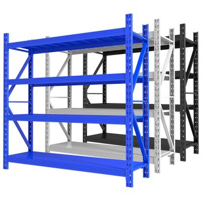 China Corrosion Protection Factory Customized Metal Boltless Storage Racks Garage Shelving Units 5 Tier Warehouse Rack for sale