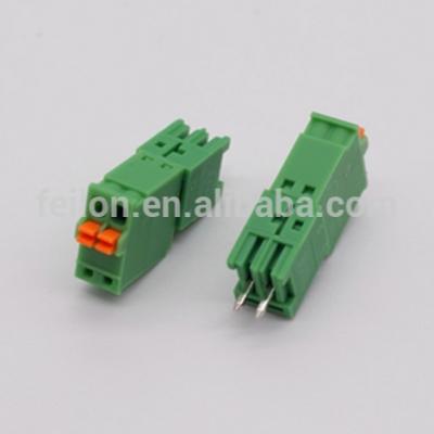 China PA66/UL94 V-0 Replace Phoenix Degson Spring Pluggable Terminal Blocks 2.5mm/3.5mm/3.81mm/5.0mm for sale