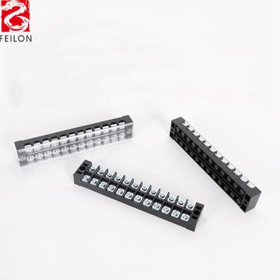 China PA66 V-0 Tb-2512 Connector 25a12p Fixed Barrier Terminal Block Terminal Block Directly From Manufacturer for sale