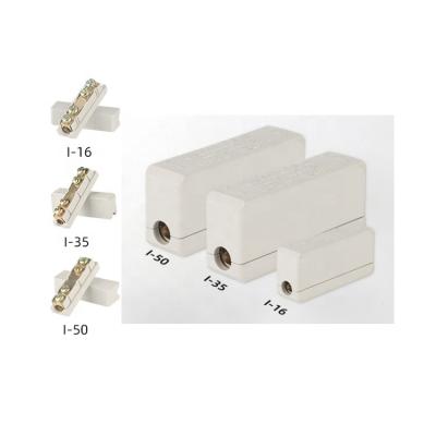 China ABS UL94 V-0 I Type High Power And Current Wire Connector 16mm2 35mm2 50mm2 Square Wire Wire Screw To Plug Terminal Block Connector for sale