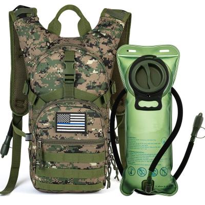 China Protect Tool Packing Tactical MOLLE Hydration Pack 900D Backpack with Leakproof 2L Water Bladder, Keep Liquids Cool for up to 4 Hours for sale