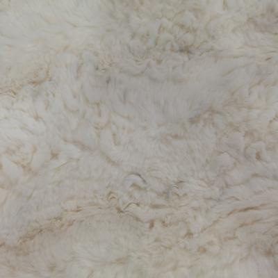 China New Product Imitation Faxu Rabbit Shrink-Resistant Embossed Irregular Pattern Fabric Fur for sale